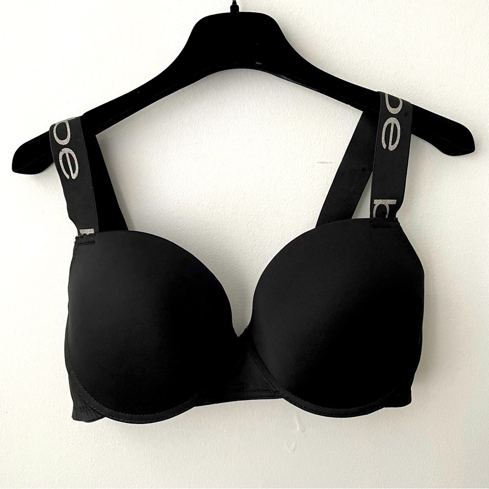 bebe intimates Gentle Lift Push Up Bra 36D Black White
